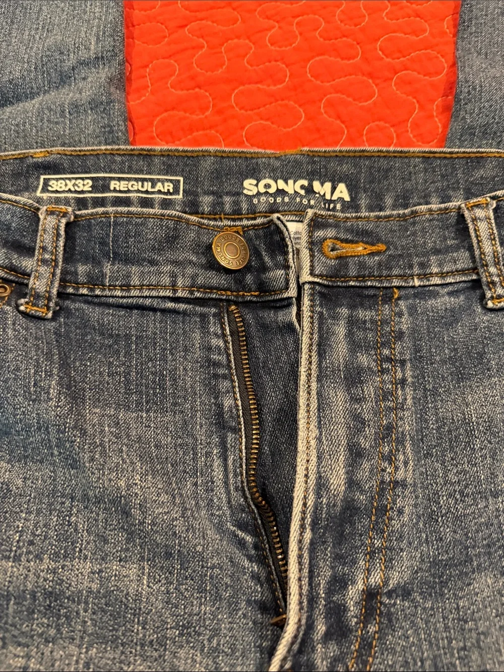 Sonoma Men’s Relaxed Straight-Leg Jeans in Medium Blue